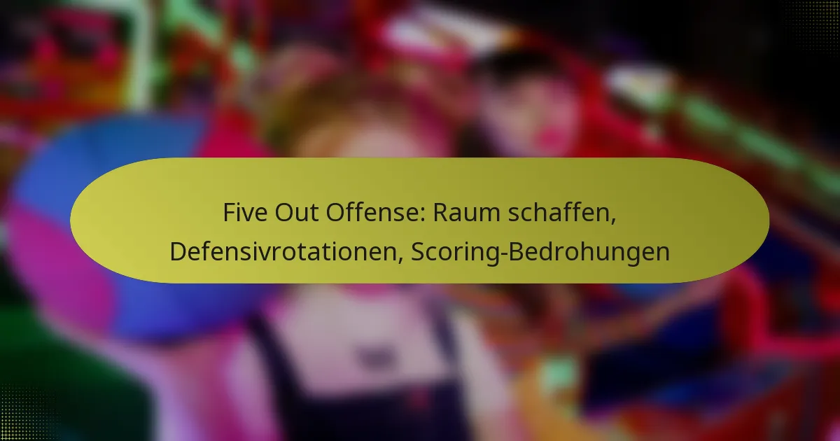 Five Out Offense: Raum schaffen, Defensivrotationen, Scoring-Bedrohungen