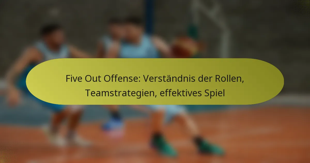 Five Out Offense: Verständnis der Rollen, Teamstrategien, effektives Spiel